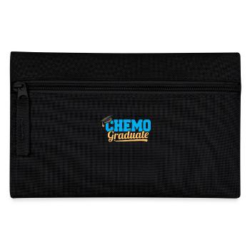 Chemo Graduates Chemotherapy Cancer Awareness - Pencil Case - black - Front