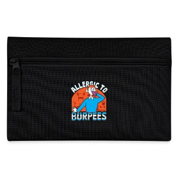 Burpees Training, Squat, Kardiotraining - Federtasche - Schwarz - Vorne