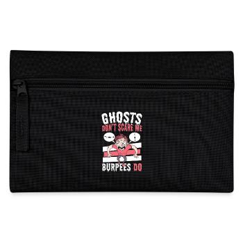 Fitness Jump Squats Burpees Workout - Pencil Case - black - Front