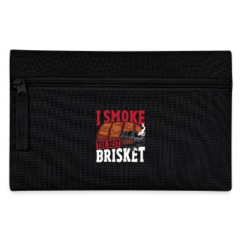 Grilled Meat Grilled Smoked Beef - Pencil Case - black - Front