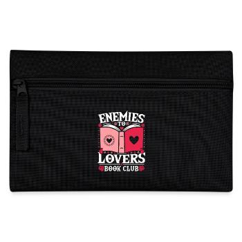 Reading Books Roman Enemies To Lovers Book Club - Pencil Case - black - Front
