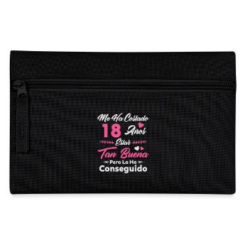 It Has Taken Me 18 Years 18 Birthday Woman - Pencil Case - black - Front