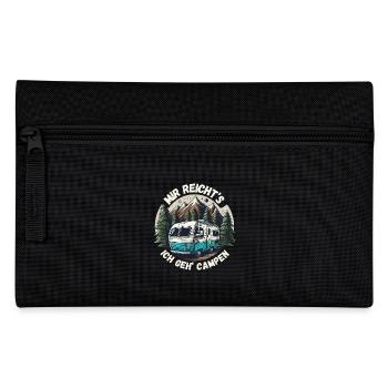 Camping Caravane Camping Vacances Pause Nature - Trousse - noir - Devant