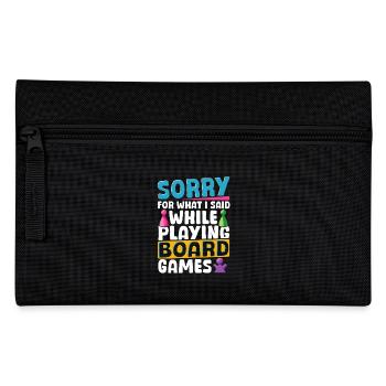 Playing Board Games Board Game - Pencil Case - black - Front