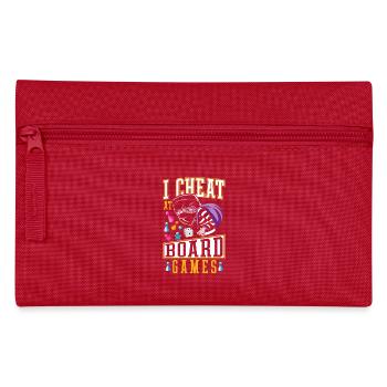 Play Dirty Game Night I Cheat at Board Games - Pencil Case - red - Front