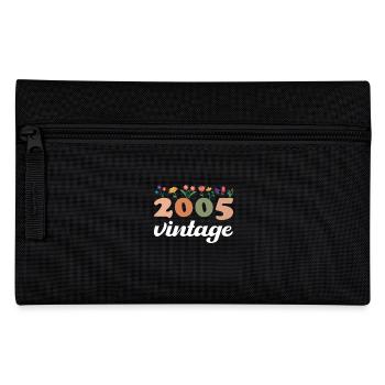 20 Années Vintage 2005 Anniversaire Femmes - Trousse - noir - Devant