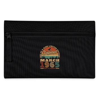 Mars 1965 Vintage Cadeau Anniversaire - Trousse - noir - Devant