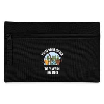 Garden Gardener Gardener Raised Bed Flowers Plants - Pencil Case - black - Front