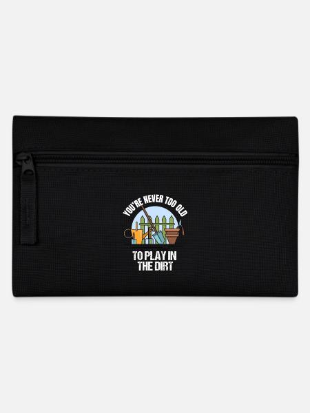 Garden Gardener Gardener Raised Bed Flowers Plants - Pencil Case - black