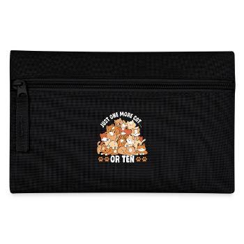 Only 1 Cat Kitty Cats Cat Lover - Pencil Case - black - Front