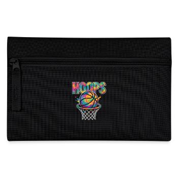 Hoops Basketball Sport Geschenkidee BBall - Federtasche - Schwarz - Vorne