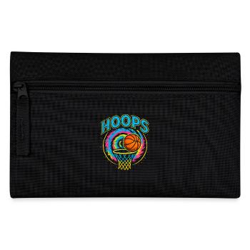 Hoops Basketball Sport Geschenkidee BBall - Federtasche - Schwarz - Vorne
