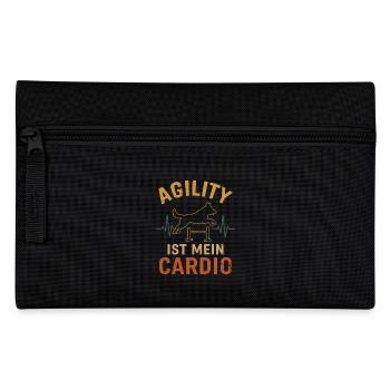 Agility Shirt Hundesport Team Hund Parcours - Federtasche - Schwarz - Vorne