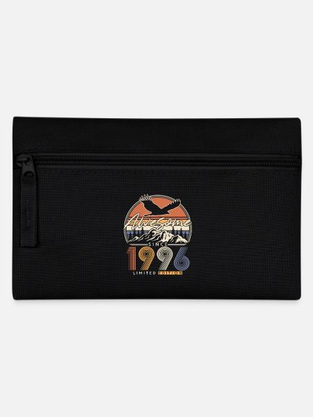 Jahrgang 1996 Vintage Retro Geburtstag Geschenk - Federtasche - Schwarz