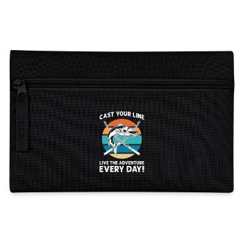 Fishing Fishing Every Day Loving - Pencil Case - black - Front
