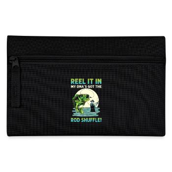 Fish In My DNA Fishing - Pencil Case - black - Front