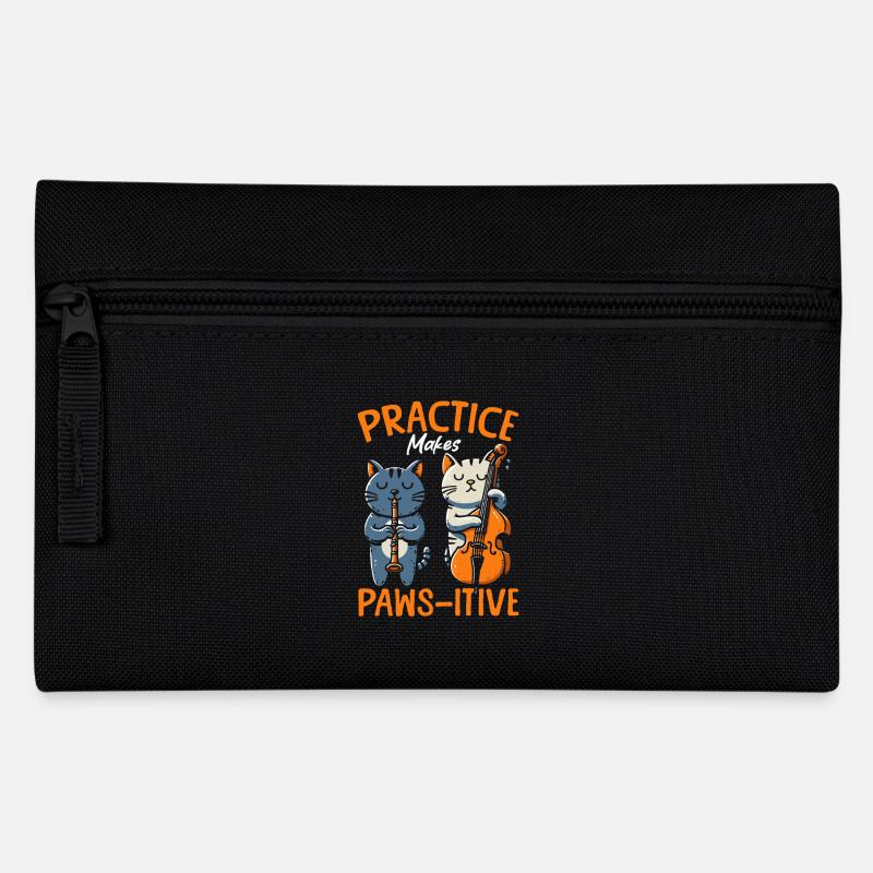 Holzblasinstrumente Sopran-Tiere Bassklarinette - Federtasche - Schwarz