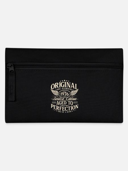 Original 1976 Jahrgang Vintage Retro Geburtstag - Federtasche - Schwarz