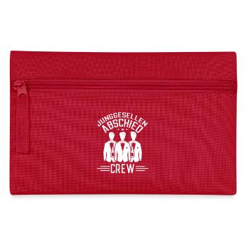 Bachelor Party Crew Saying Jga - Pencil Case - red - Front