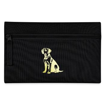 Silhouette de chien beagle - Trousse - noir - Devant