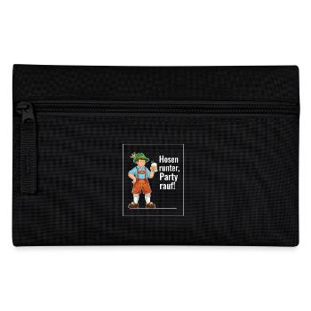 Pants down, party - Pencil Case - black - Front