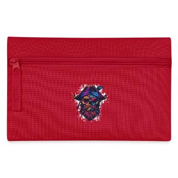 Crâne de pirate - Trousse - rouge - Devant
