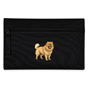 Chow Chow Hund - Federtasche - Schwarz - Vorne