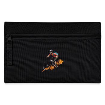 Mountainbiker Sport Mountainbike - Federtasche - Schwarz - Vorne