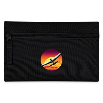 Glider in the sunset - Pencil Case - black - Front