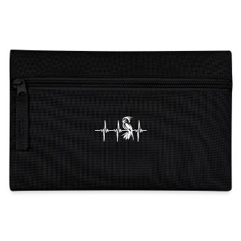 Heartbeat for fierce parrots - Pencil Case - black - Front