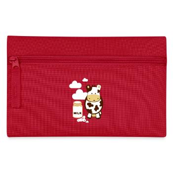 kuh milk - Pencil Case - red - Front