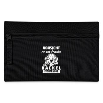 Dachshund - Pencil Case - black - Front