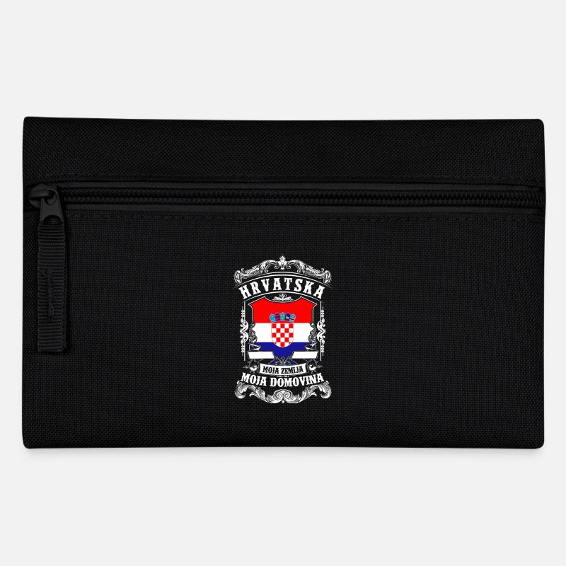 HRVATSKA - Croatia - Kroatien - Federtasche - Schwarz