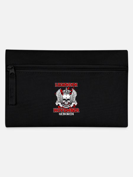 November - Legende - Geburtstag - DE - Federtasche - Schwarz