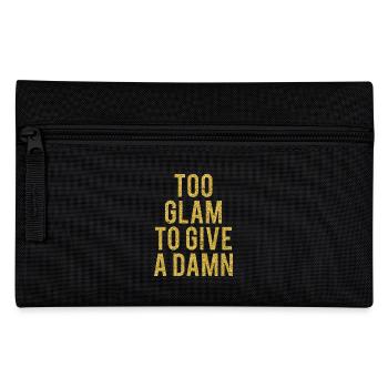 Too Glam To Give A Damn - Federtasche - Schwarz - Vorne