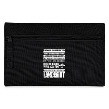 Landwirt - Federtasche - Schwarz - Vorne