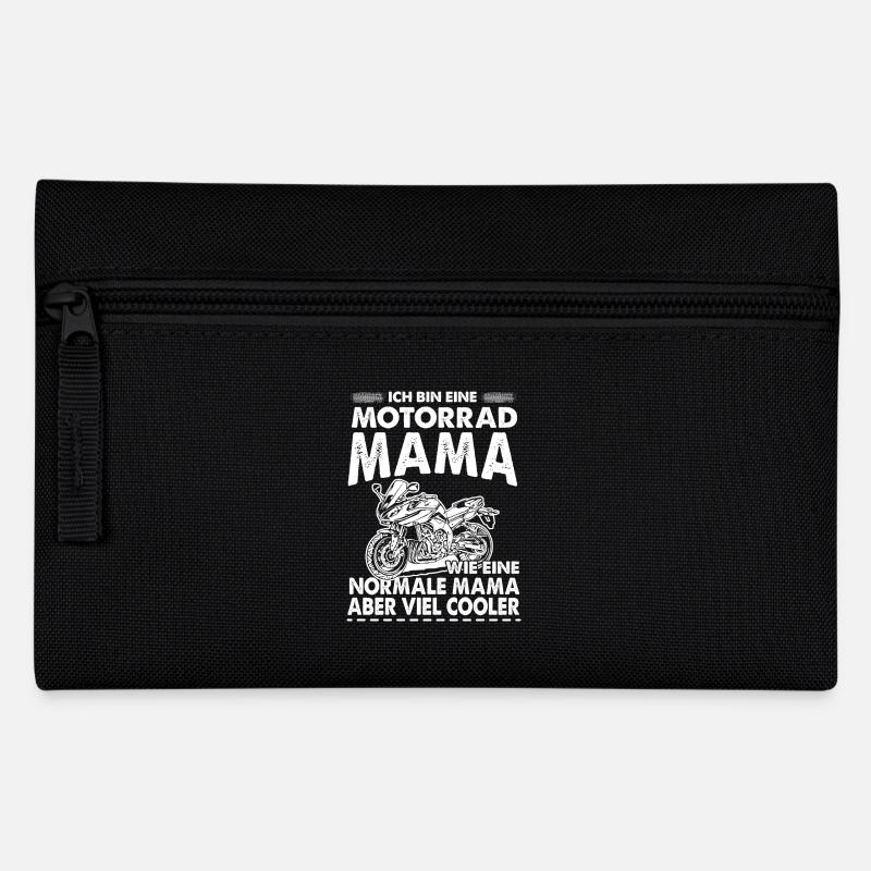 Motorrad Mama - Federtasche - Schwarz