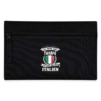 I do not need therapy Italy - Pencil Case - black - Front