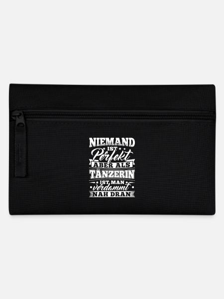 Lustiges Tanzen Tanz Tänzer Shirt - Federtasche - Schwarz
