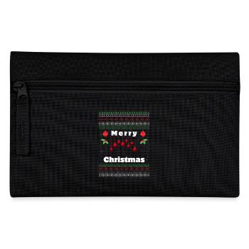 Christmas 10 - Pencil Case - black - Front