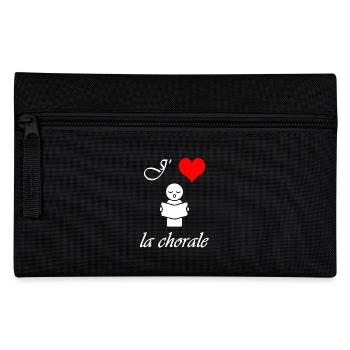 J'AIME LA CHORALE - Trousse - noir - Devant