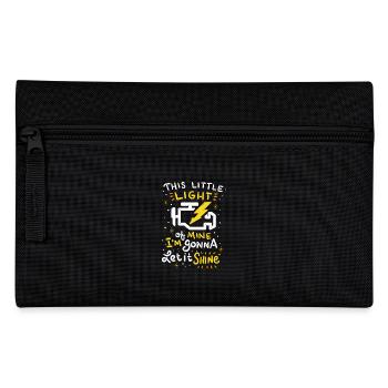 This little light of mine I'm gonna let it shine - Pencil Case - black - Front