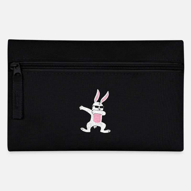 Dabbing Osterhase Ostern Geschenk Geschenkidee - Federtasche - Schwarz
