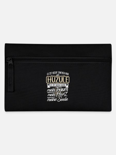 HUZULE - Herz - Federtasche - Schwarz