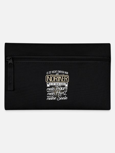 NORIKER - Herz - Federtasche - Schwarz