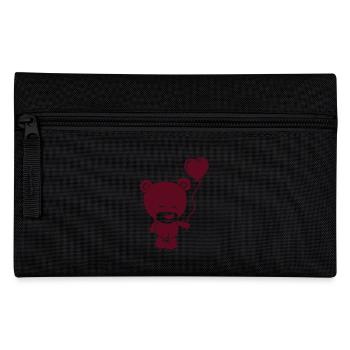 cute bear boy - Pencil Case - black - Front