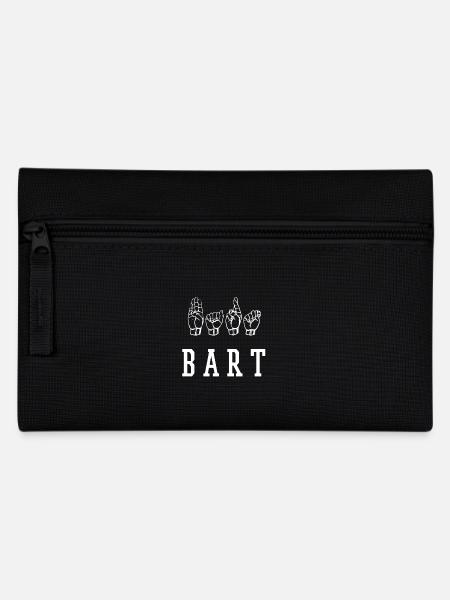 beard - Pencil Case - black