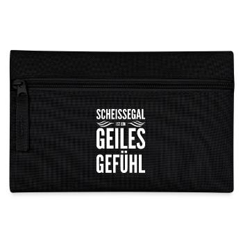 SCHEISSEGAL IST EIN GEILES GEFÜHL - Federtasche - Schwarz - Vorne
