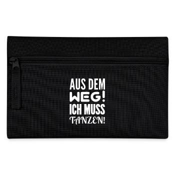 AUS DEM WEG! ICH MUSS TANZEN! - Federtasche - Schwarz - Vorne