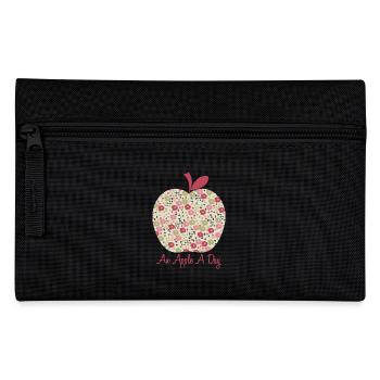 pink liberty apple - Pencil Case - black - Front